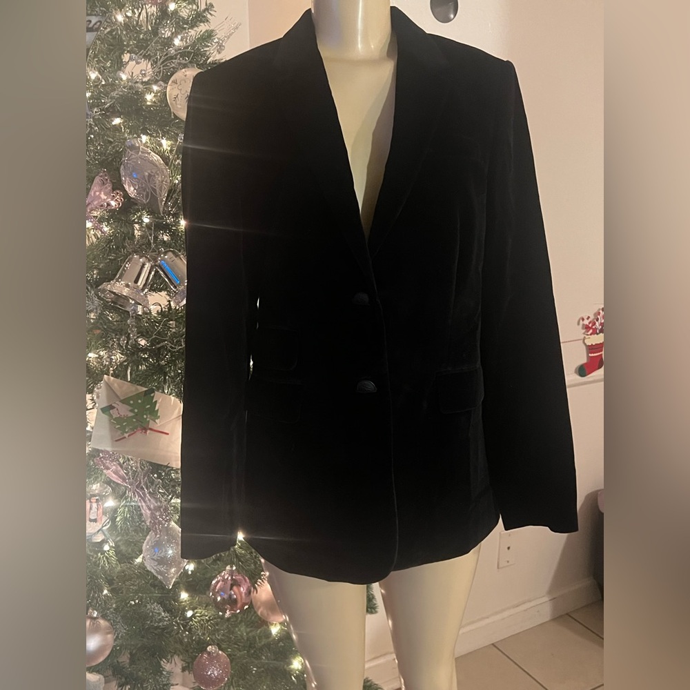 Rag & bone Elegant Black Velvet Blazer